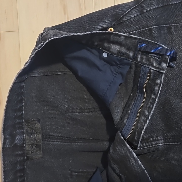 Roucha Delvaux Denim Jeans, Black, Size AA - Picture 4 of 9